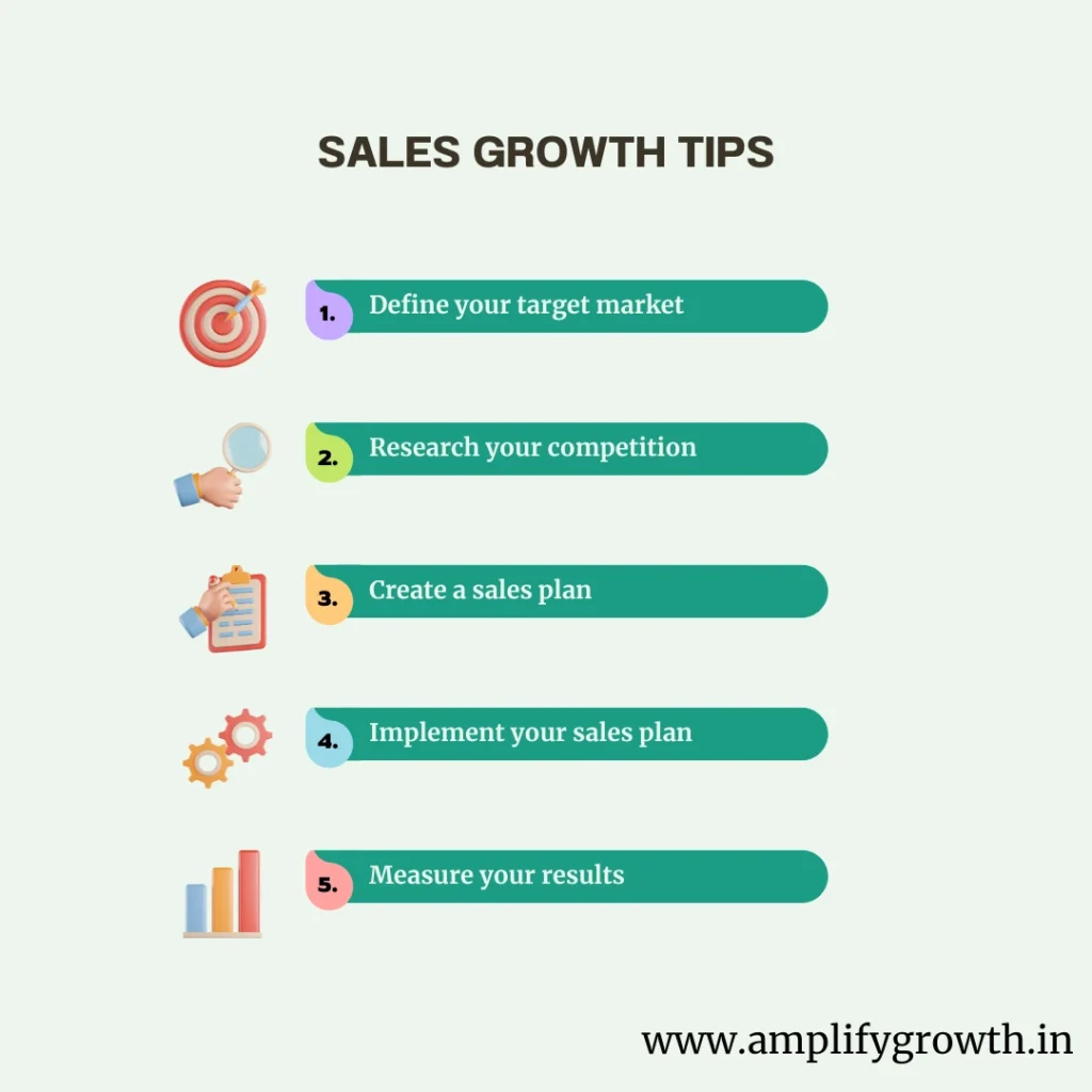 Sales Growth Tips 